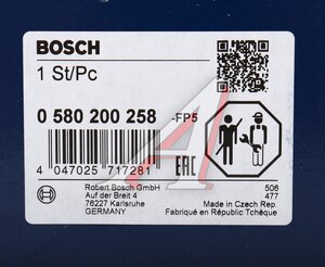 Изображение 7, 0580200258 Насос топливный MAZDA 3 (08-13) BOSCH