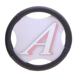 Изображение 2, FR1400M Оплетка руля (M) 37-39см серая экокожа PREMIER