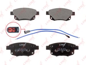 Изображение 1, BD3003 Колодки тормозные FORD Transit (06-) задние (4шт.) LYNX