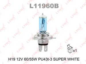 Изображение 1, L11960B Лампа галогенная H19 12V 60/55W LYNX