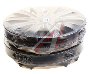 Изображение 2, КАРАТ R-13 Колпак колеса R-13 серый КАРАТ комплект 4шт.