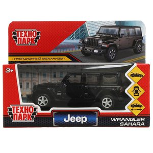 Изображение 1, SAHARA 5D-12-BK Модель автомобиля JEEP Sahara металлическая ТЕХНОПАРК