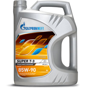 Изображение 1, 2389906557 Масло трансмиссионное SUPER-T3 GL-5 85W90 мин.5л GAZPROMNEFT