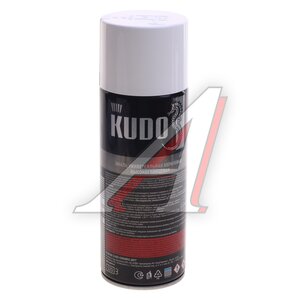 Изображение 3, KU-A9003 Краска белая глянцевая аэрозоль 520мл акриловая KUDO