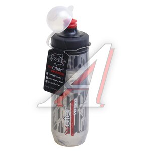 Изображение 1, VZ20-F14-008 Фляга велосипедная 650мл пластик серо-красная VENZO