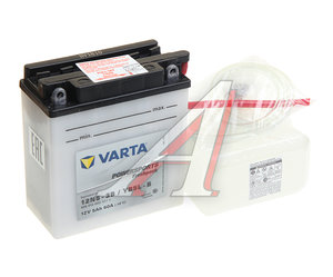 Изображение 1, 6СТ5 12N5-3B(YB5L-B) Аккумулятор VARTA MOTO FP + электролит 5А/ч