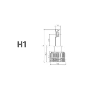 Изображение 10, CP01K6 Лампа светодиодная 12V H1 P14.5s бокс (2шт.) MTF