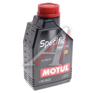 Изображение 2, 106044 Масло моторное SPECIFIC RBSO-2AE 0W20 синт.1л MOTUL