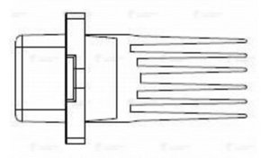 Изображение 4, LFR0814 Резистор HYUNDAI Accent (11-) отопителя LUZAR