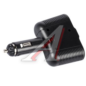 Изображение 2, NO.1646 Разветвитель прикуривателя 2-х гнездовой 12-24V 1USB OLESSON