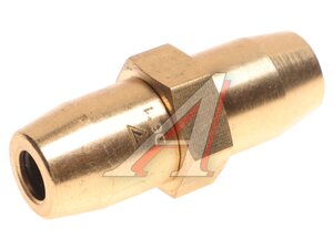 Изображение 1, D1.D6x1mm Соединитель трубки ПВХ, полиамид d=6х1.0мм прямой латунь SEVEN TRUCKS