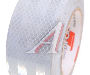 Изображение 2, Лента светоотражающая (белая) 5смх20м Лента светоотражающая белая 20м./5 см. (призматическая)