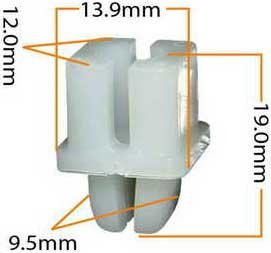 Изображение 2, KJ-016 Пистон обивки универсальный KJ-016 MASUMA