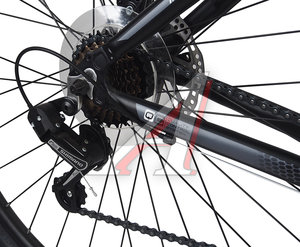 Изображение 5, T21B215-29 A Велосипед 29" 24-ск. дисковые тормоза (AL-рама) черный HILAND