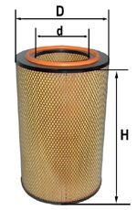 Изображение 2, DIFA 4346М Элемент фильтрующий ЯМЗ-238, 240, 8401 воздушный с дном DIFA