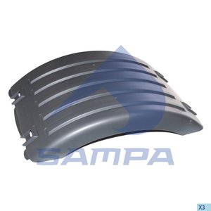 Изображение 2, 18400255 Крыло SCANIA P, R, 4 series заднее средняя часть SAMPA