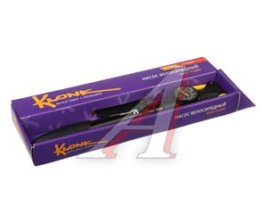 Изображение 4, KLK-15012 Насос велосипедный алюминиевый с манометром 300мм AV/FV KLONK