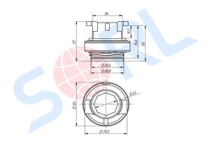 Изображение 2, 1602104001 Подшипник выжимной КАМАЗ-5490 DAF КПП ZF 12AS2130TD SORL