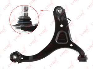 Изображение 1, C5149R Рычаг подвески HYUNDAI Santa Fe (07-) передней нижний правый LYNX