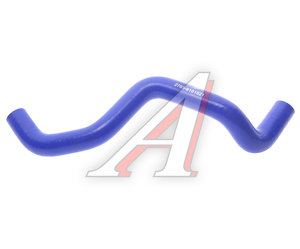 Изображение 1, 810-12-001 Патрубок ГАЗ-3302 Бизнес отопителя подводящий синий силикон MEGAPOWER