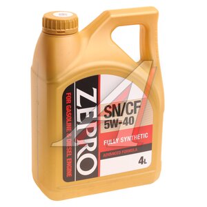 Изображение 1, 30011333-004 Масло моторное ZEPRO FULLY-SYNTHETIC 5W40 синт.SN/GF-5 4л