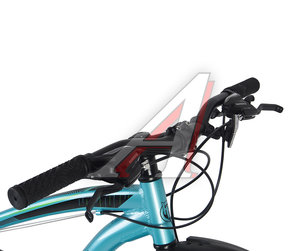 Изображение 2, T21B106-26 A Велосипед 26" 21-ск. двухподвесный дисковые тормоза (AL-рама) голубой HILAND