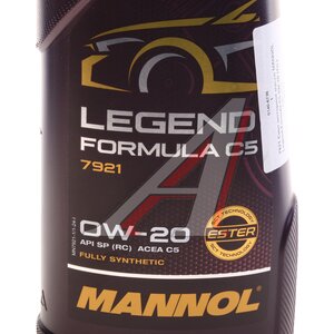 Изображение 3, 79211 Масло моторное MANNOL LEGEND FORMULA C5 0W20 синт.1л