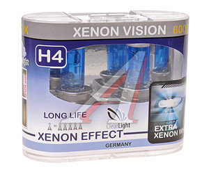 Изображение 1, MLH4XV Лампа 12V H4 60/55W P43t бокс (2шт.) Xenon Vision CLEARLIGHT