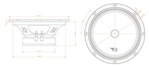 Изображение 6, Gryphon Pro 200SE Колонки среднечастоные 8" (20см) 100Вт DL AUDIO