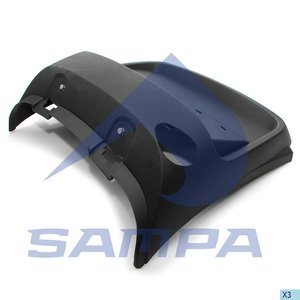 Изображение 2, 18500219 Крыло DAF заднее правое (с кронштейном) SAMPA