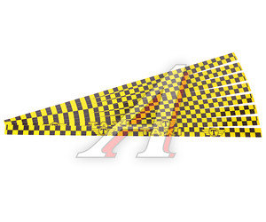 Изображение 1, 04557/040462 Наклейка-знак виниловая "Taxi" 4х100см желто-черная комплект (8шт.) AUTOSTICKERS