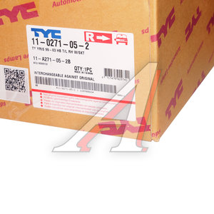 Изображение 4, 11-A271-05-2B Фонарь задний TOYOTA Yaris (99-) правый TYC