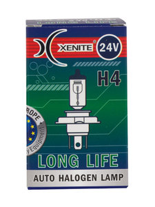 Изображение 5, 1007145 Лампа 24V H4 75/70W P43t 3200К Long Life XENITE