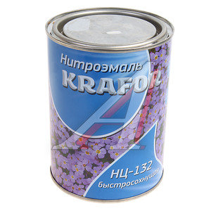 Изображение 1, 479 Краска белая 700г НЦ-132 KRAFOR