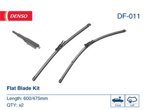 Изображение 8, DF-011 Щетка стеклоочистителя BMW 3 (Е90, Е91) (05-) 600/475мм комплект DENSO