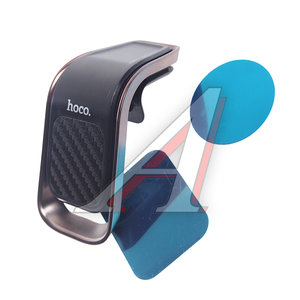 Изображение 1, CA74 Держатель телефона на дефлектор магнитный черный HOCO