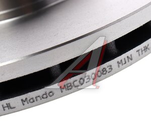 Изображение 5, MBC030083 Диск тормозной TOYOTA Hiace (83-) передний (1шт.) MANDO