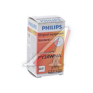 Изображение 4, 12190NAC1 Лампа 12V PY24W PGU20-4 желтая Yellow PHILIPS