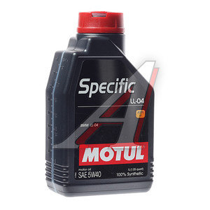 Изображение 2, 101272 Масло моторное SPECIFIC BMW LL-04 5W40 синт.1л MOTUL