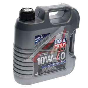 Изображение 2, 6948 Масло моторное MoS2 LEICHTLAUF 10W40 п/синт.4л LIQUI MOLY
