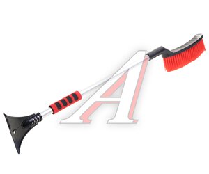 Изображение 1, A0401047 Щетка со скребком 88см черно-красная ARNEZI