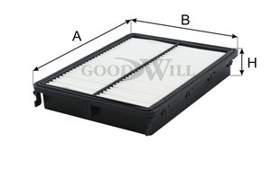 Изображение 3, AG462 Фильтр воздушный HYUNDAI Sonata (14-) GOODWILL