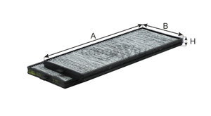 Изображение 2, AG1632KCFC Фильтр воздушный салона HYUNDAI Accent (02-), Getz (02-) (2шт.) GOOD WILL