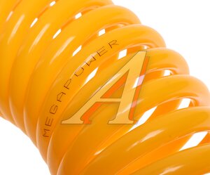 Изображение 3, 350-49-002 Шланг пневматический витой М16 L=7.5м (желтый) (t=-45+50) MEGAPOWER