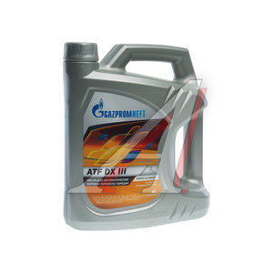 Изображение 1, 0253651855 Масло трансмиссионное ATF DX III 4л GAZPROMNEFT