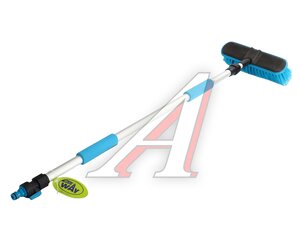 Изображение 2, WB1958 Щетка для мойки автомобиля телескопическая 98-168см под шланг BLU WAY