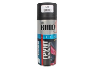 Изображение 2, KU-2203 Грунт с наполнителем 1К акриловый черный 520мл KUDO