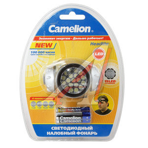 Изображение 1, LED5313-19F4 Фонарь налобный CAMELION