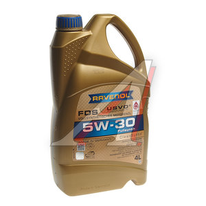 Изображение 1, 1111139-004 Масло моторное FDS 5W30 синт.4л RAVENOL
