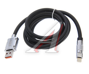 Изображение 1, NB227 Black Кабель iPhone (5-) 6A 1.2м черный XO